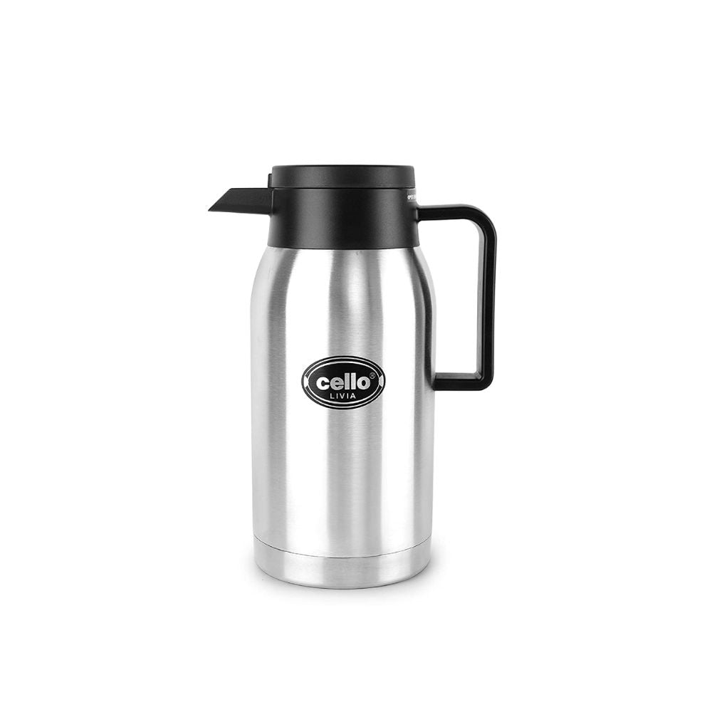 Cello Livia Stainless Steel Vacusteel Carafe | Silver | 1 Pc