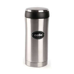 Cello My Cup Stainless Steel Vacuum Insulated Flask | Hot and Cold | Silver | 1 Pc