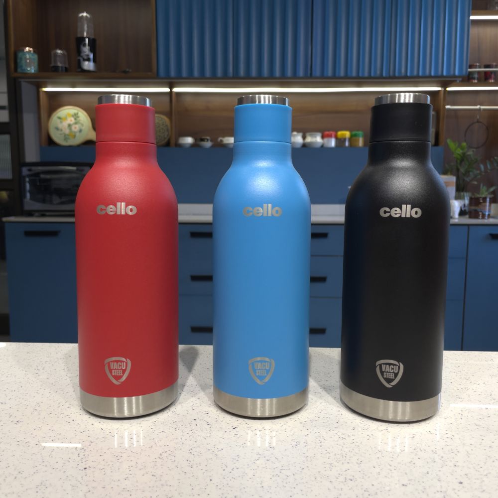 Cello Duro Marbella 900 ML Stainless Steel Water Bottle | 1 Pc