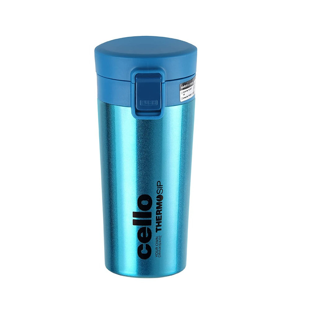 Cello Monty Vacuum Insulated Travel Mug | Hot and Cold | Flask for Travel | 1 Pc