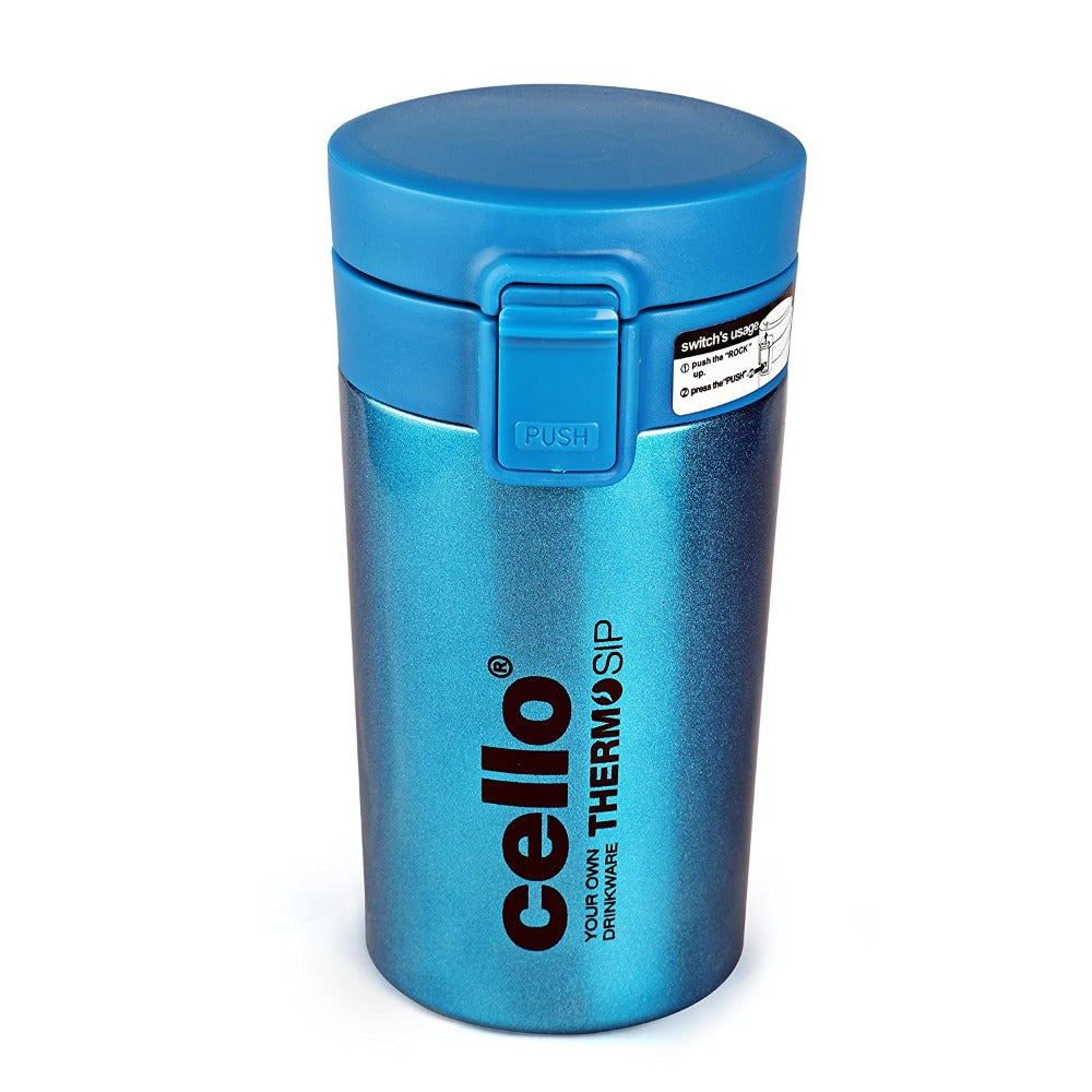 Cello Monty Vacuum Insulated Travel Mug | Hot and Cold | Flask for Travel | 1 Pc