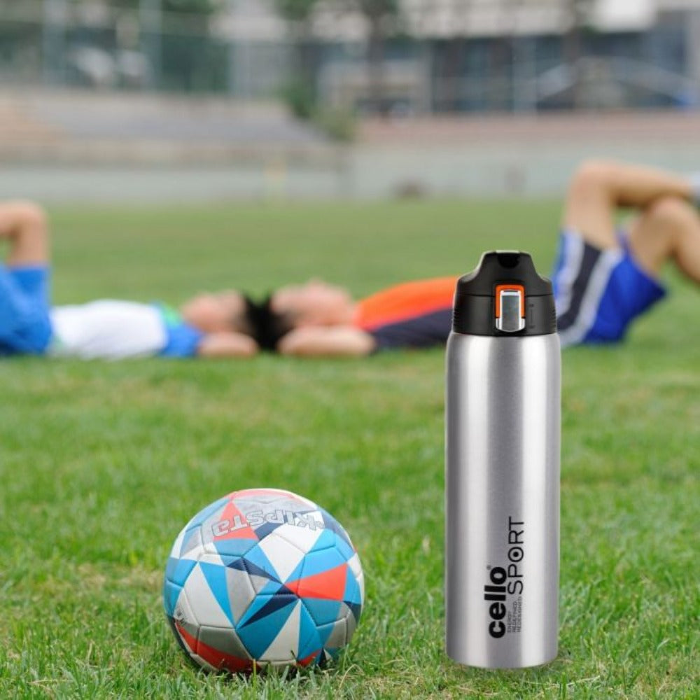 Cello Skipper Stainless Steel 750 ML Vacusteel Water Flask | Hot and Cold | 1 Pc