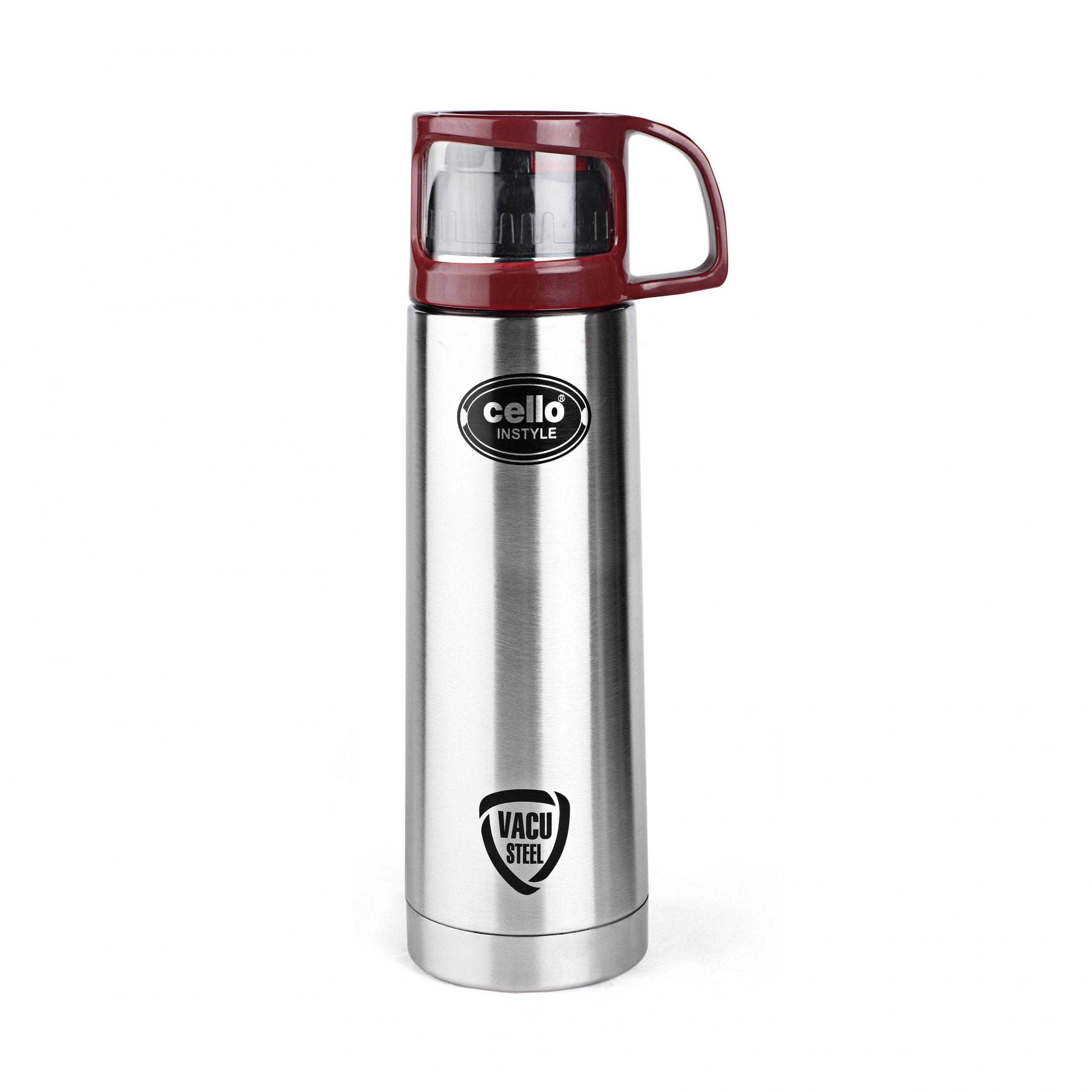 Cello Instyle Stainless Steel Vacusteel Flask | Silver | 1 Pc