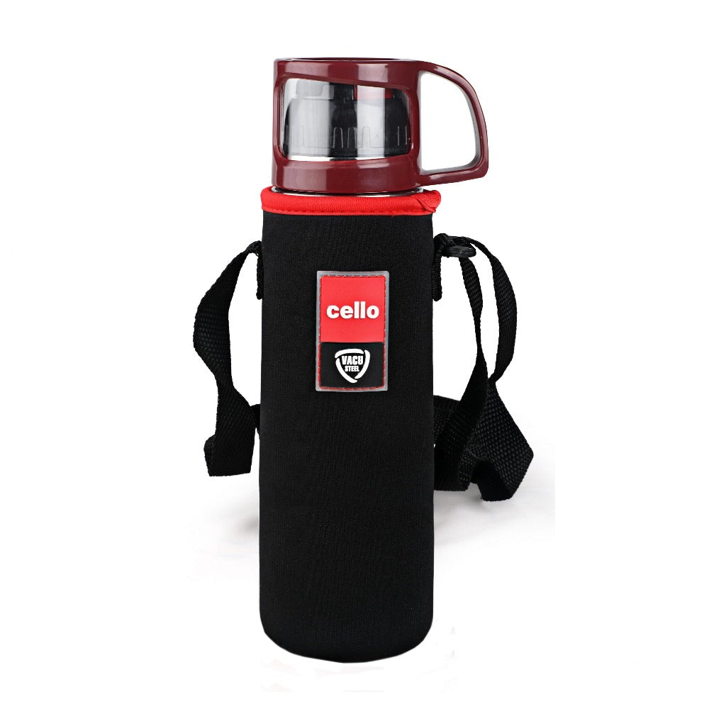 Cello Instyle Stainless Steel Vacusteel Flask | Silver | 1 Pc