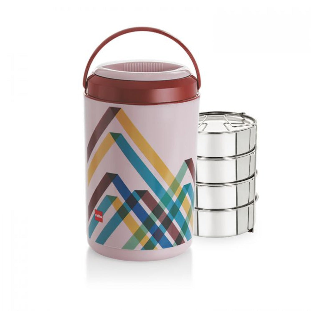 Cello Ranger Insulated Stainless Steel Tiffin