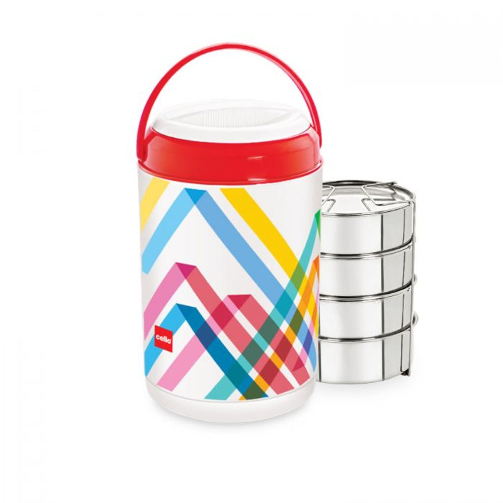 Cello Ranger Insulated Stainless Steel Tiffin
