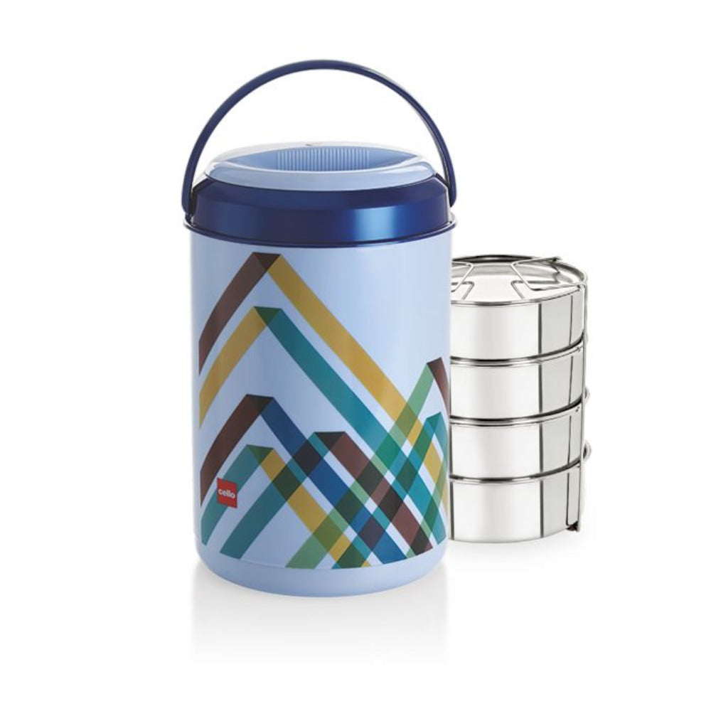 Cello Ranger Insulated Stainless Steel Tiffin