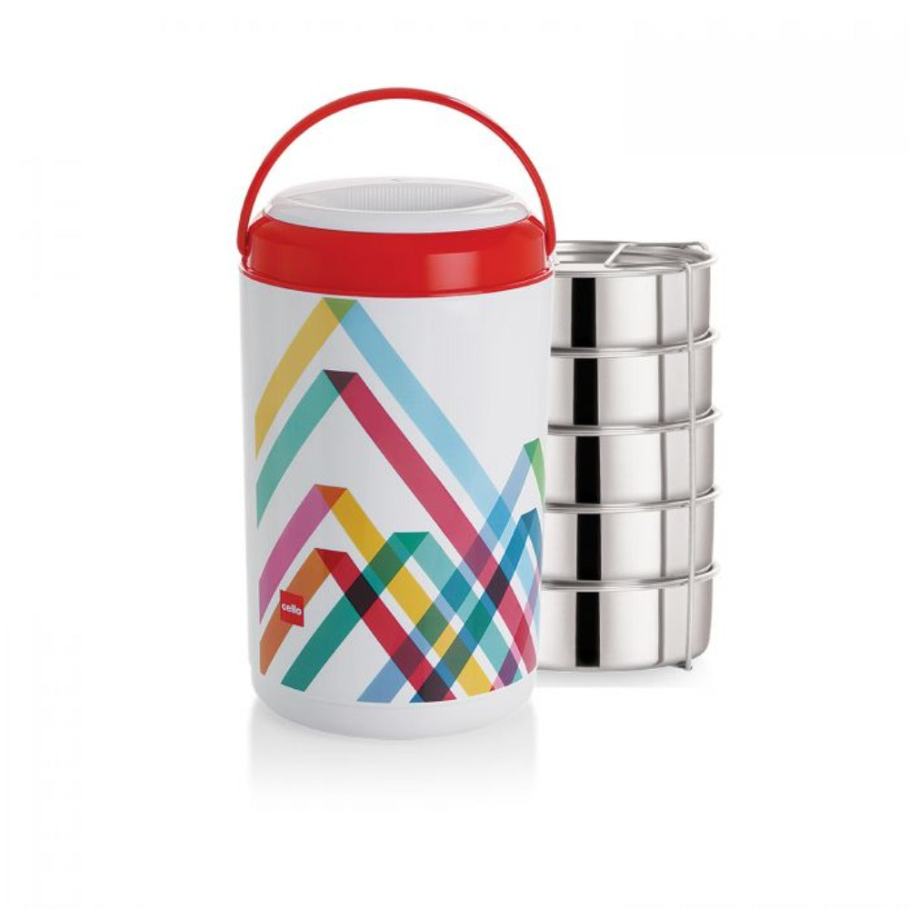Cello Ranger Insulated Stainless Steel Tiffin