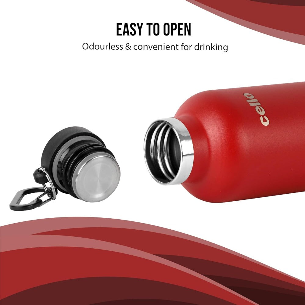 Cello Duro Hector 1100 ML Vacuum Insulated Stainless Steel Water Bottle | 1 Pc