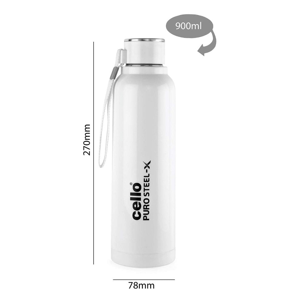 Cello Puro Steel-X Benz 900 Insulated Water Bottle | 1 Pc