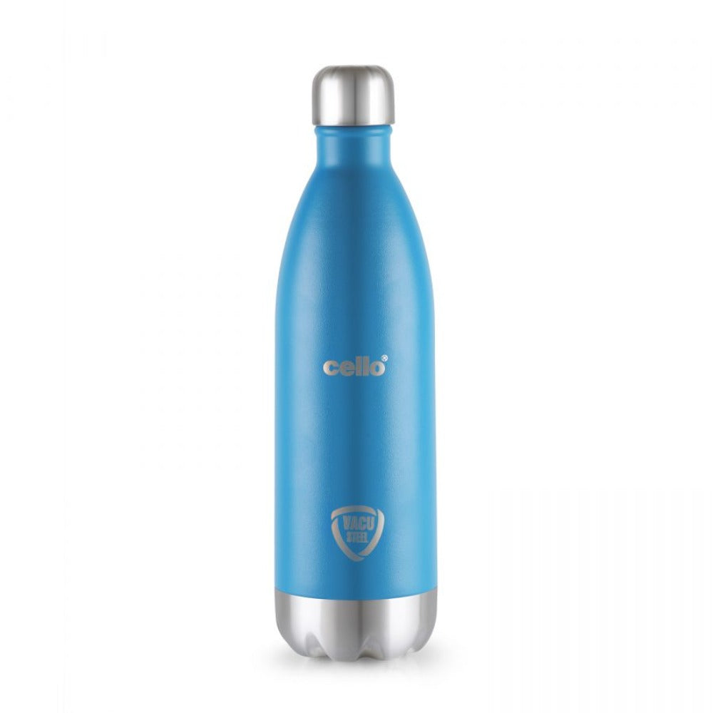 Cello Duro Swift Tuff Steel Water Bottle with Durable DTP Coating | 1 Pc