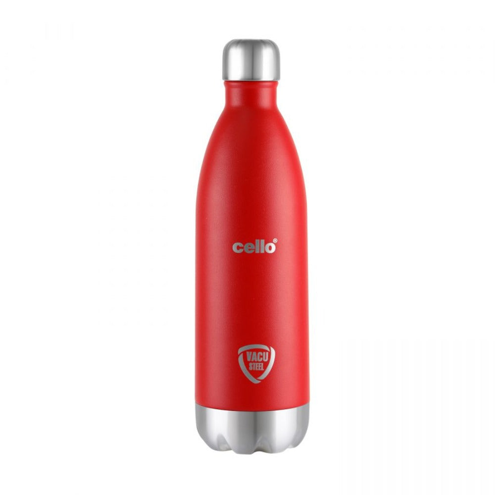 Cello Duro Swift Tuff Steel Water Bottle with Durable DTP Coating | 1 Pc