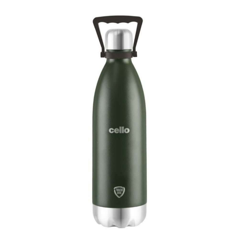 Cello Duro Swift Tuff Steel Water Bottle with Durable DTP Coating | 1 Pc