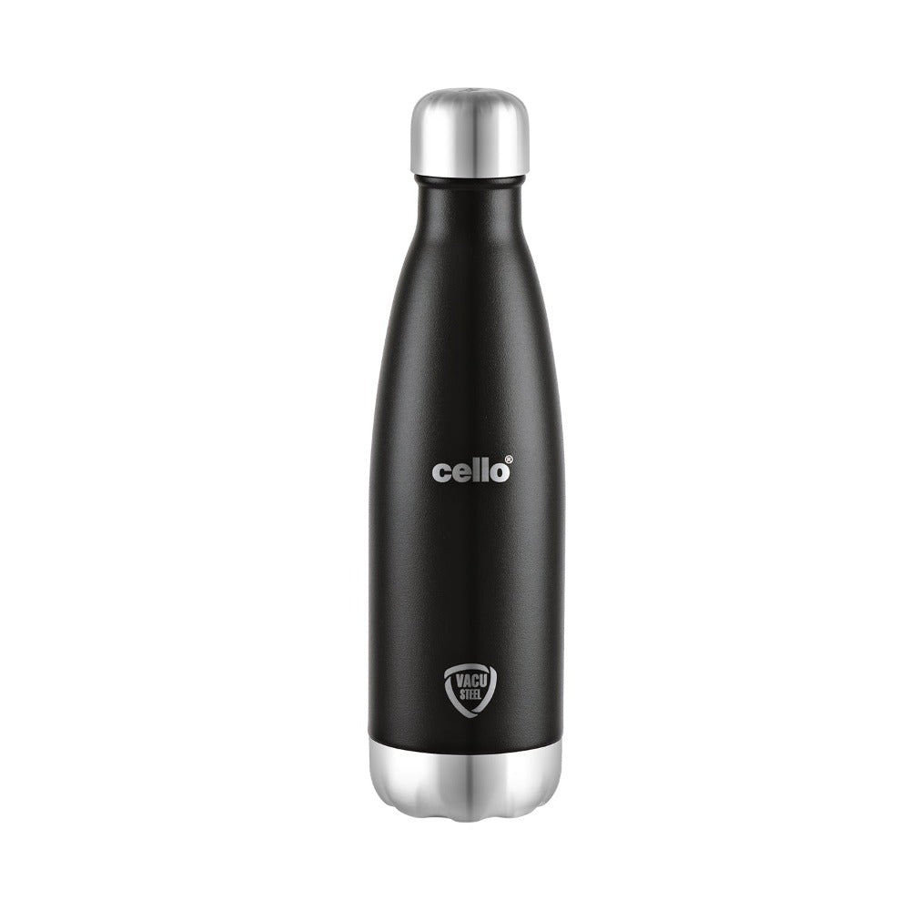 Cello Duro Swift Tuff Steel Water Bottle with Durable DTP Coating | 1 Pc