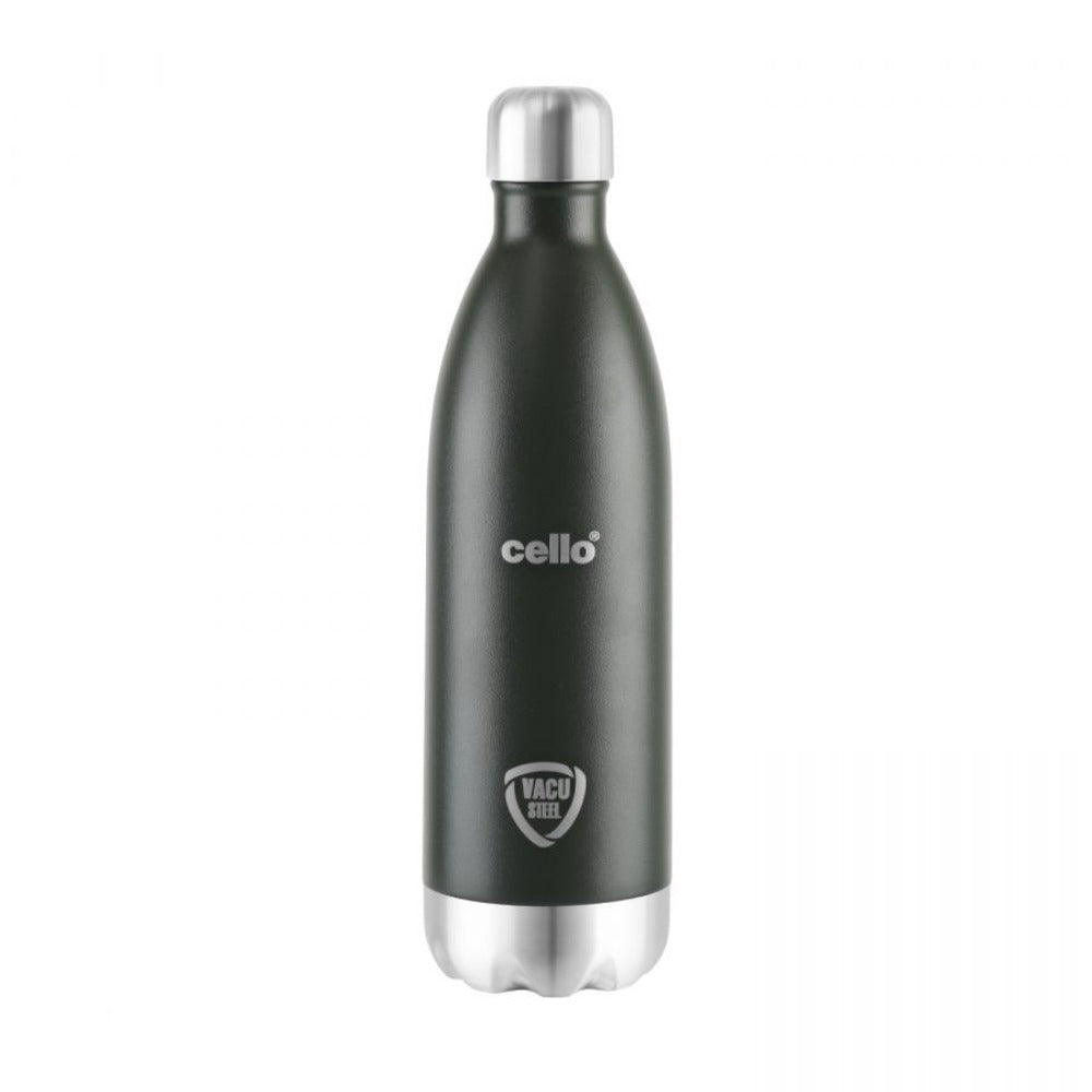 Cello Duro Swift Tuff Steel Water Bottle with Durable DTP Coating | 1 Pc