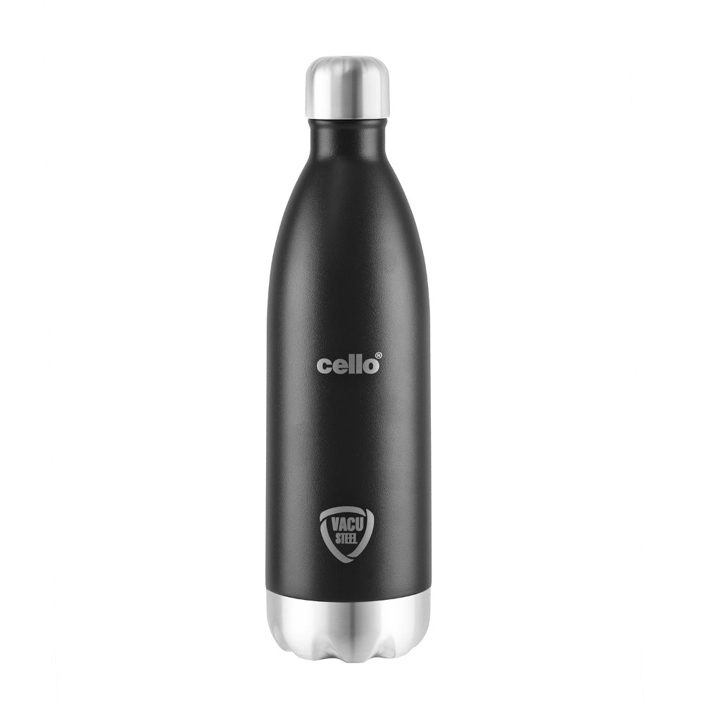 Cello Duro Swift Tuff Steel Water Bottle with Durable DTP Coating | 1 Pc
