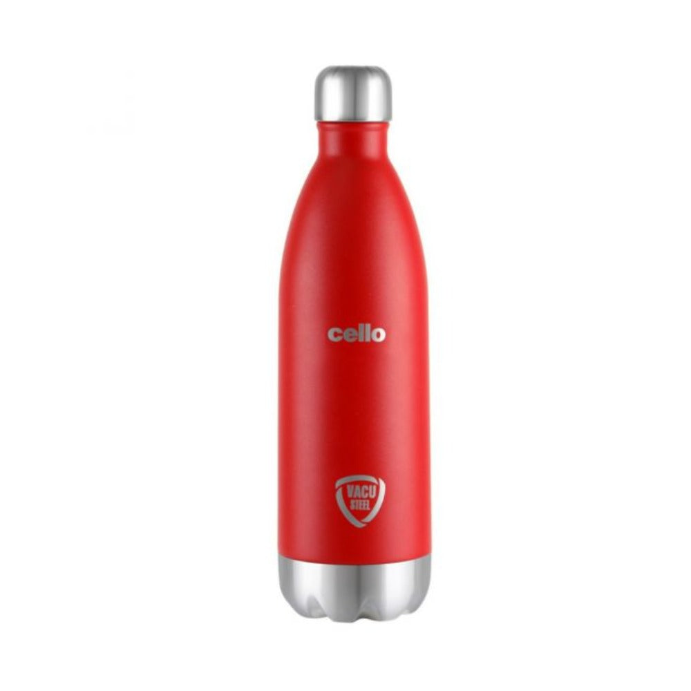 Cello Duro Swift Tuff Steel Water Bottle with Durable DTP Coating | 1 Pc