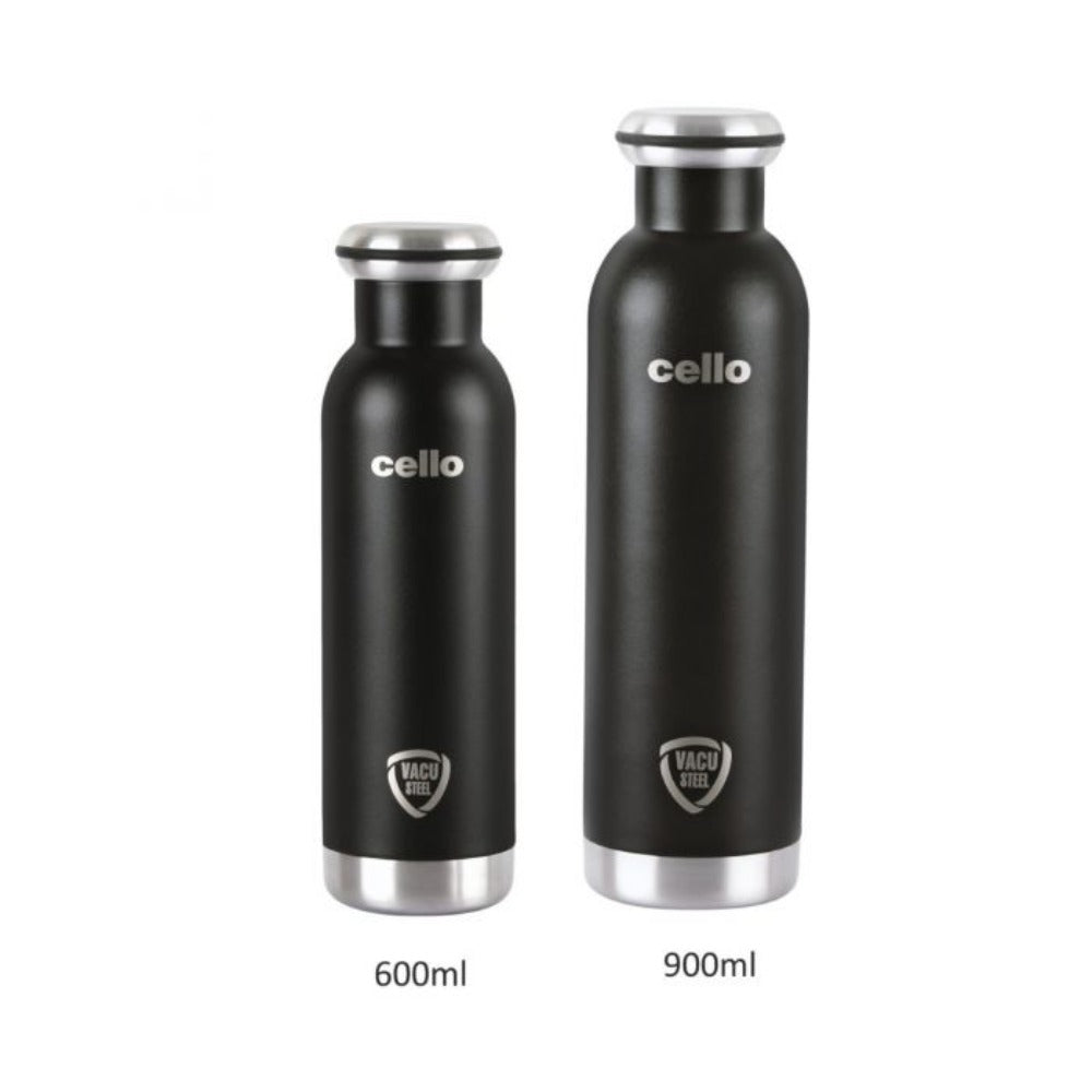 Cello Duro Mac Tuff Steel Water Bottle with Durable DTP Coating | 1 Pc