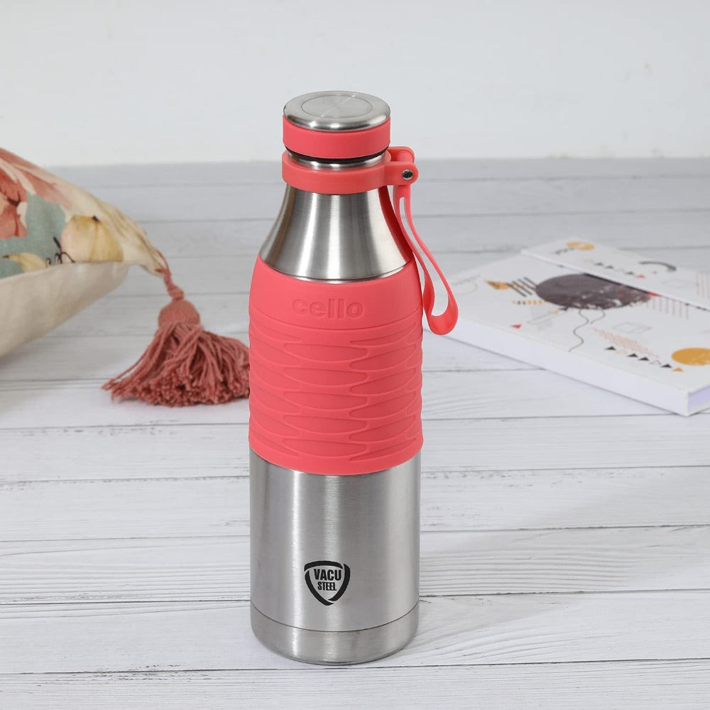 Cello Grip Max 900 ML Double Wall Stainless Steel Water Bottle | 1 Pc