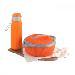 Cello Snack & Sip Gift Set - 1000 ML Casserole + 600 ML Bottle | Set of 2 Pcs