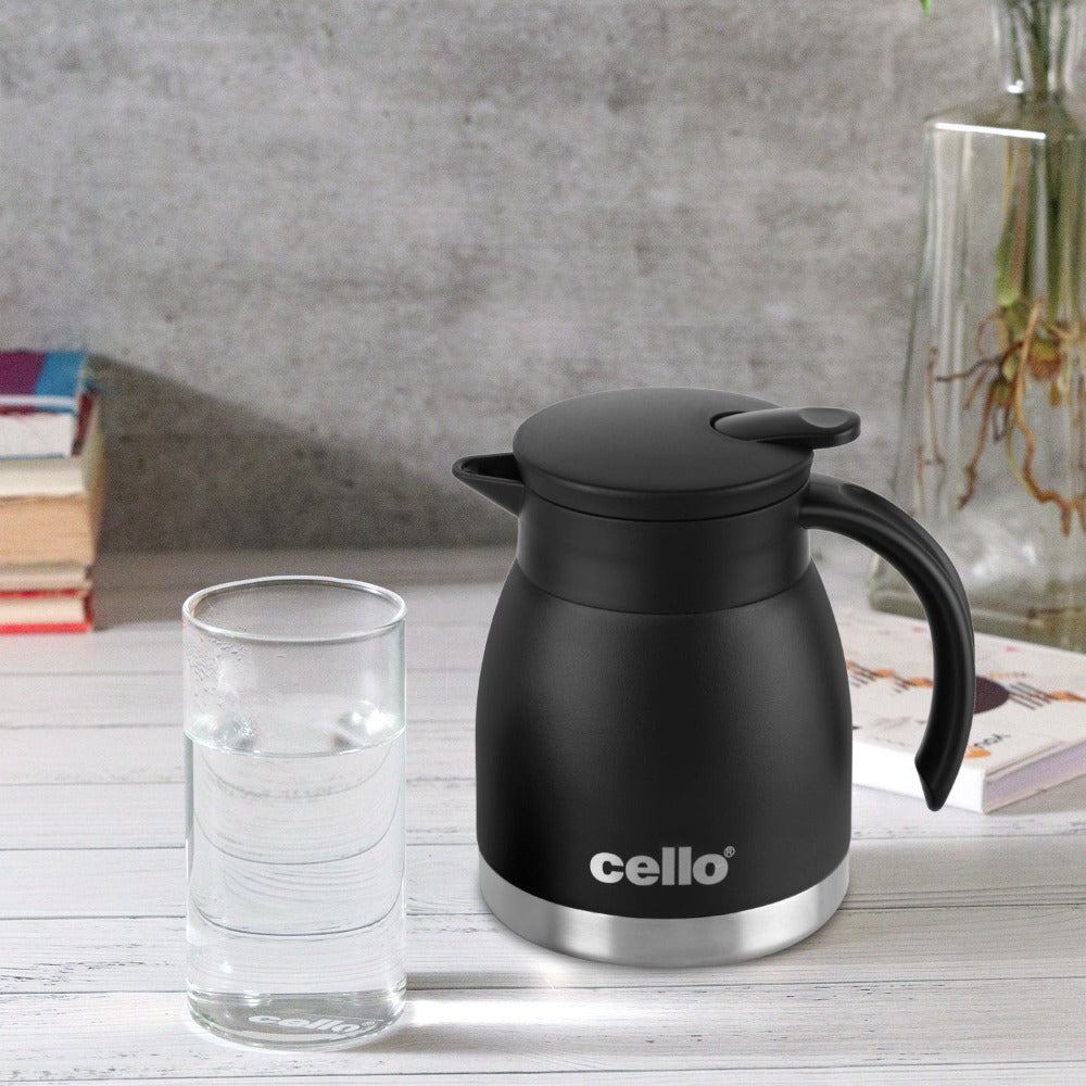 Cello Duro Pot Vacusteel Teapot with Durable DTP Coating | 1 Pc