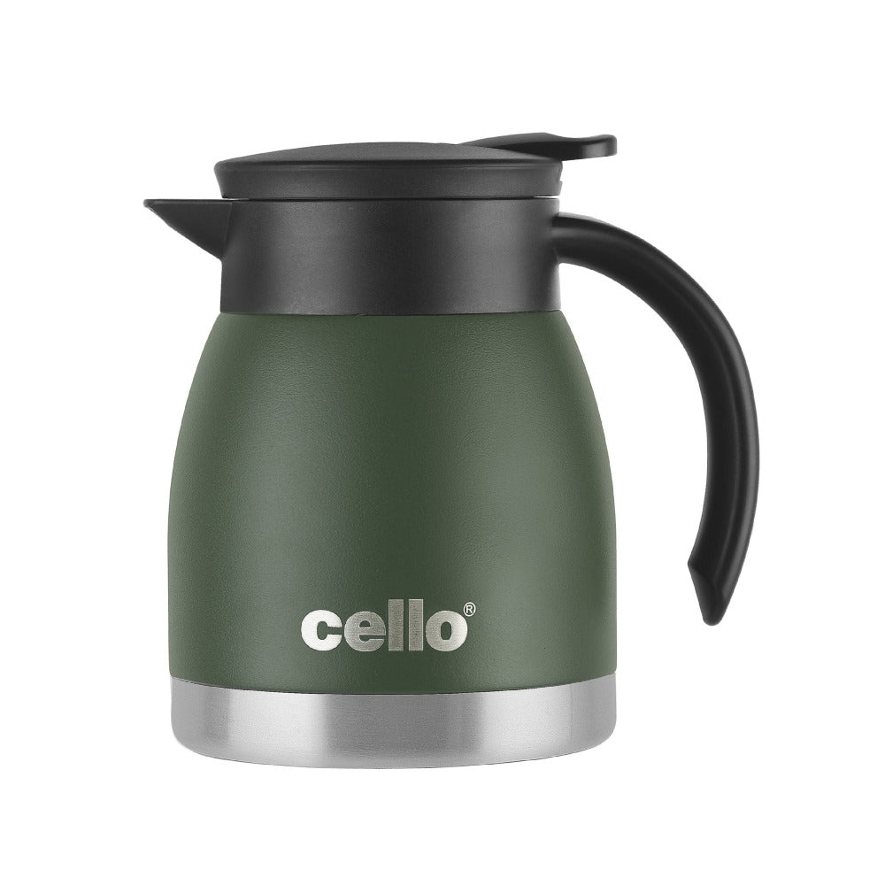 Cello Duro Pot Vacusteel Teapot with Durable DTP Coating | 1 Pc