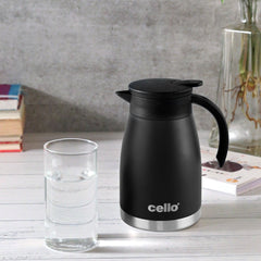 Cello Duro Pot Vacusteel Teapot with Durable DTP Coating | 1 Pc