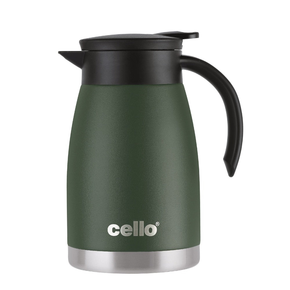 Cello Duro Pot Vacusteel Teapot with Durable DTP Coating | 1 Pc