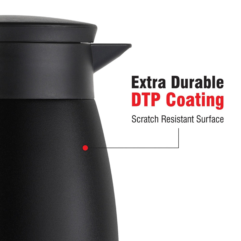 Cello Duro Pot Vacusteel Teapot with Durable DTP Coating | 1 Pc