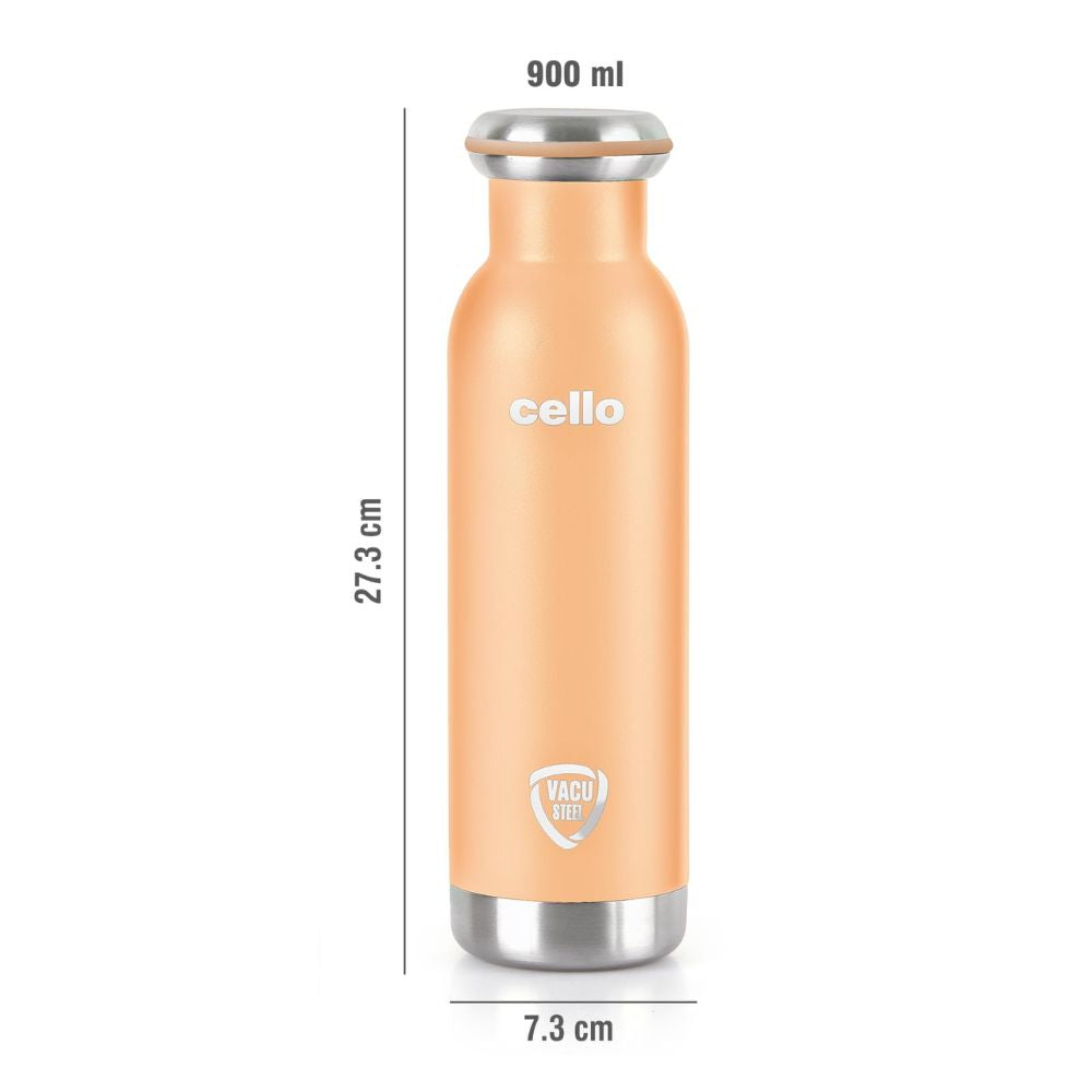 Cello Duro Sip 900 Vacuum Insulated Stainless Steel Water Bottle | 1 Pc | Capacity 760 ML