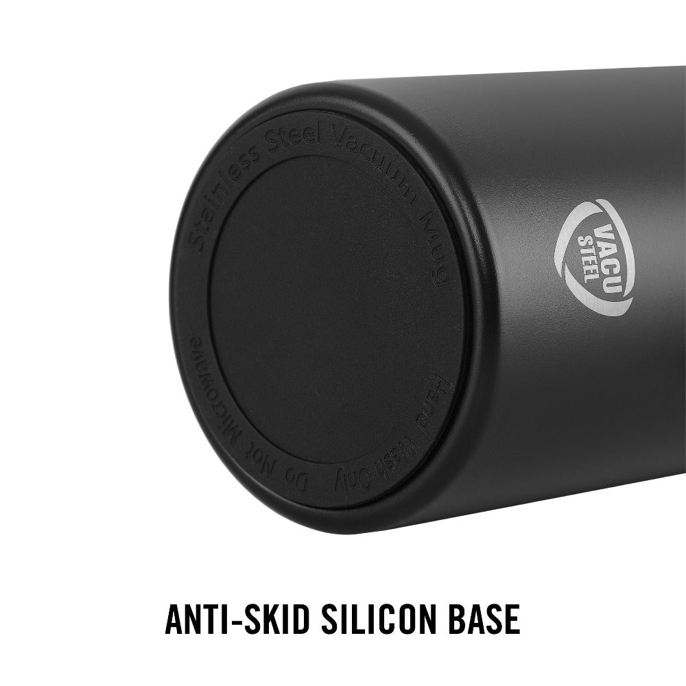 Cello Duro Flip 1500 ML Double Walled Tuff Steel Vacusteel Water Flask with Durable DTP Coating and Thermal Jacket | 1 Pc