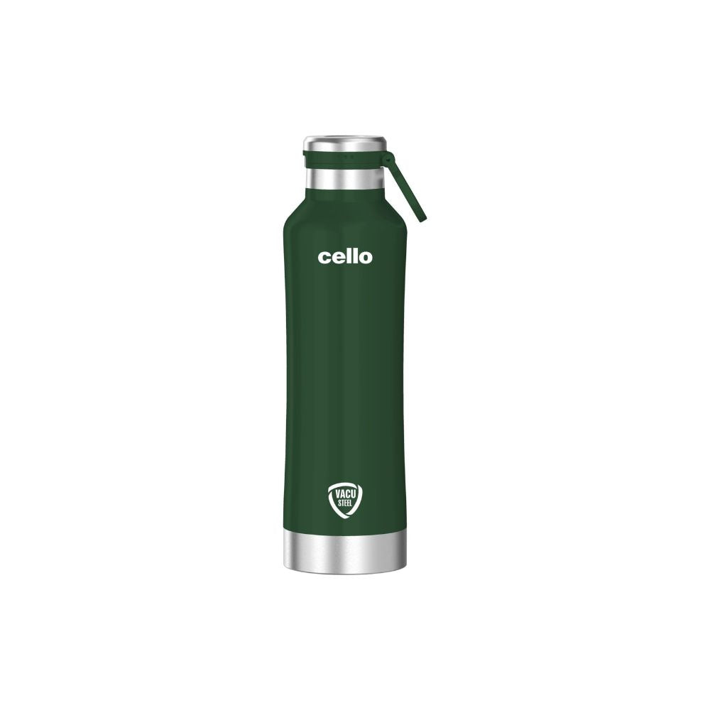 Cello Duro One Touch Vacusteel Stainless Steel Water Bottle | 1 Pc