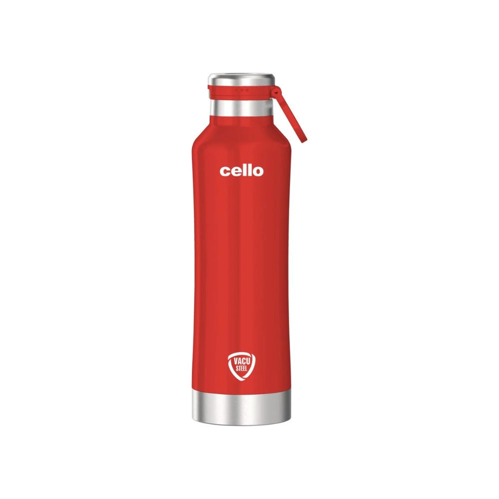 Cello Duro One Touch Vacusteel Stainless Steel Water Bottle | 1 Pc