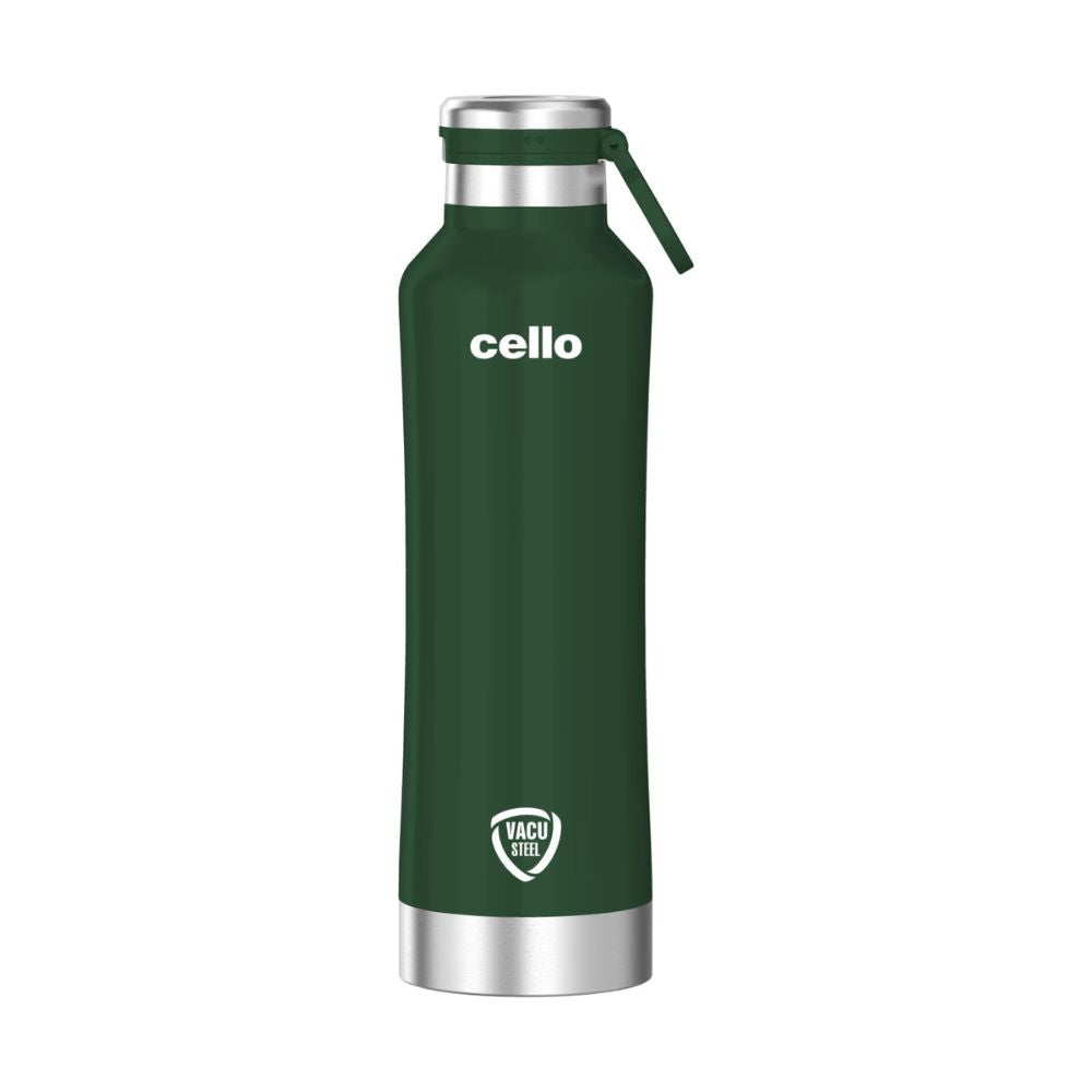 Cello Duro One Touch Vacusteel Stainless Steel Water Bottle | 1 Pc