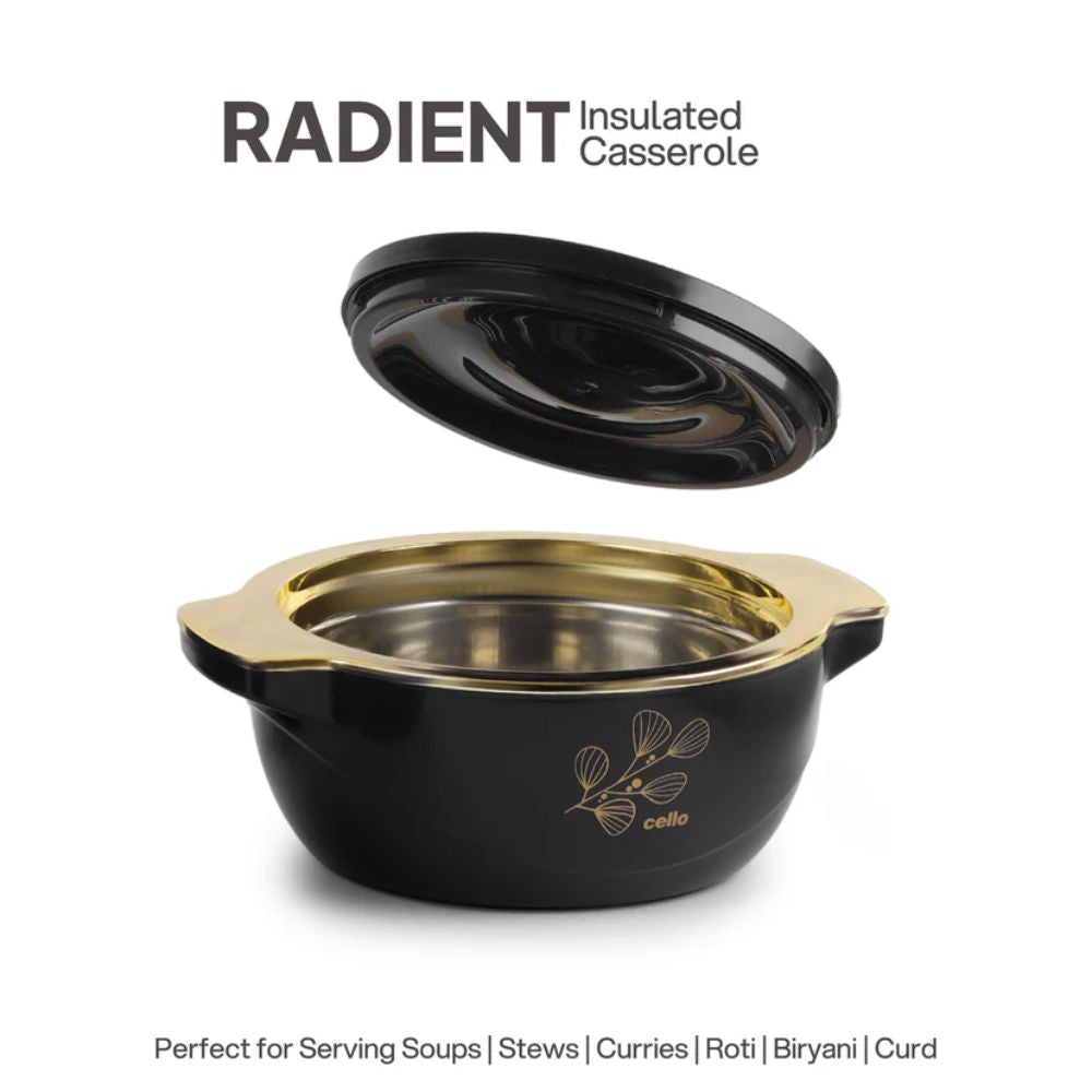 Cello Radiant 1500 ML Insulated Casserole | 1 Pc