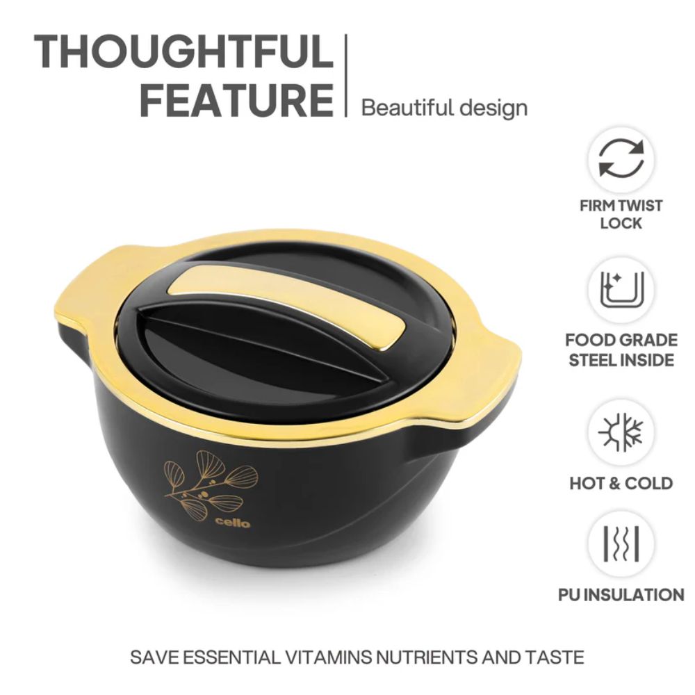 Cello Radiant 1500 ML Insulated Casserole | 1 Pc