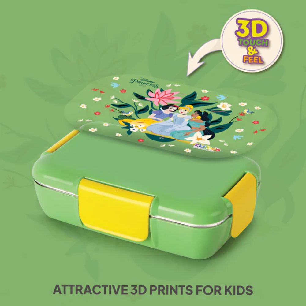 Cello Kidzbee Magnus Plastic Insulated Kids Lunch Box with Inner Steel | 3D Touch & Feel Designs Lunch Box | 1 Pc