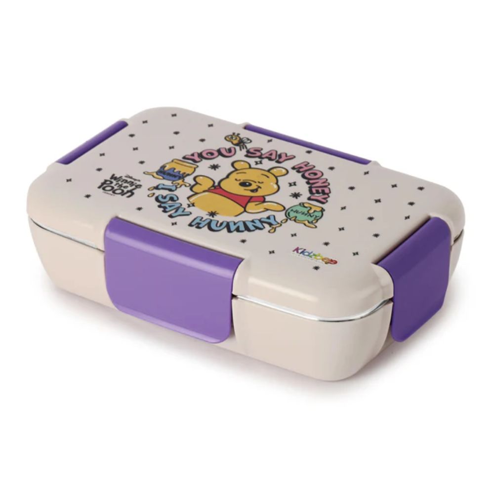 Cello Kidzbee Magnus Plastic Insulated Kids Lunch Box with Inner Steel | 3D Touch & Feel Designs Lunch Box | 1 Pc