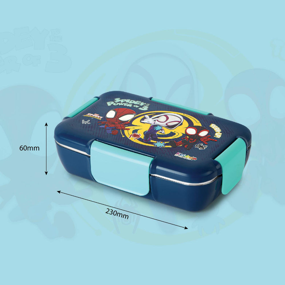 Cello Kidzbee Magnus Plastic Insulated Kids Lunch Box with Inner Steel | 3D Touch & Feel Designs Lunch Box | 1 Pc