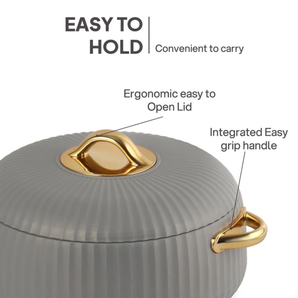 Cello Aurum Luxury Insulated Casserole Set | Set of 3 Pcs