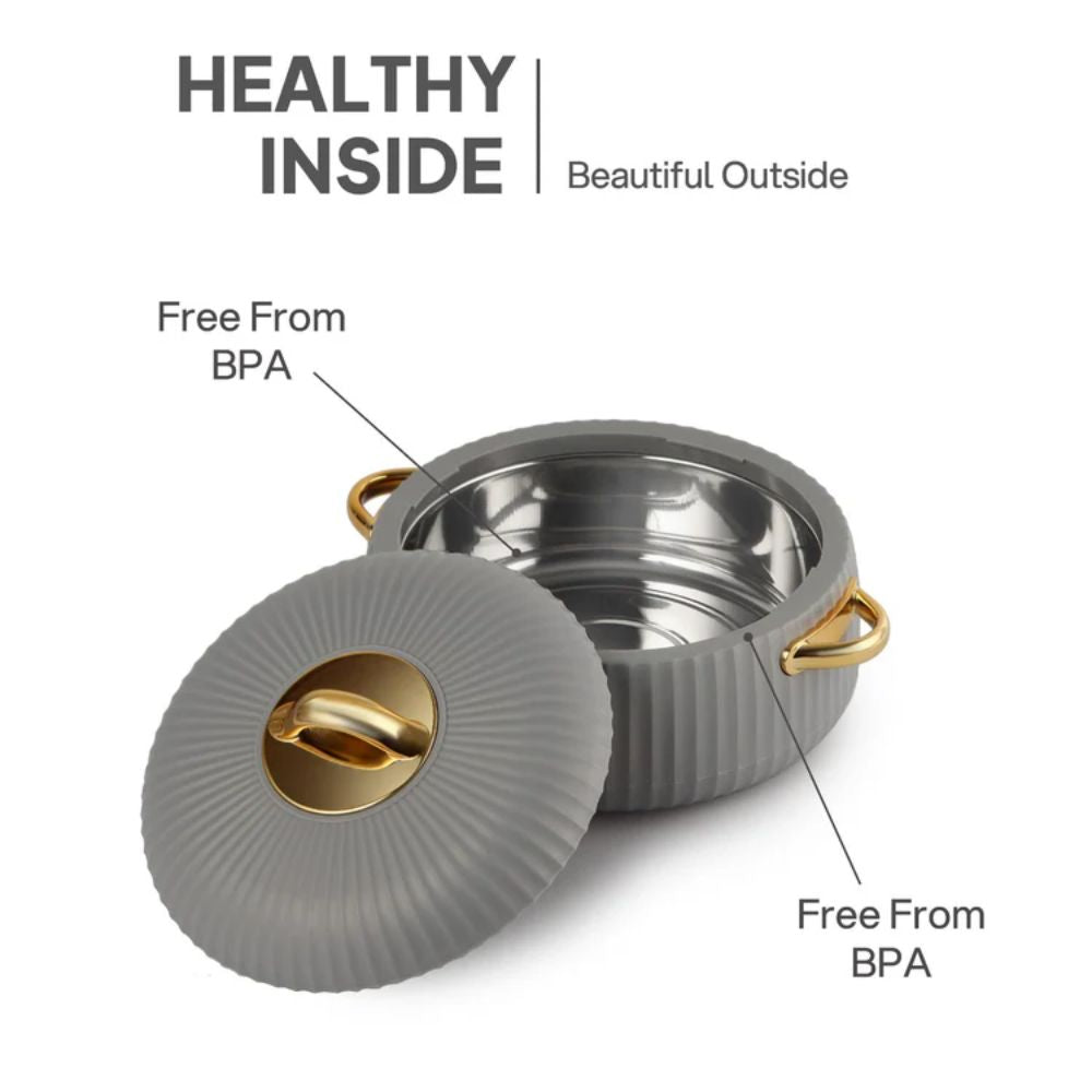 Cello Aurum Luxury Insulated Casserole Set | Set of 3 Pcs
