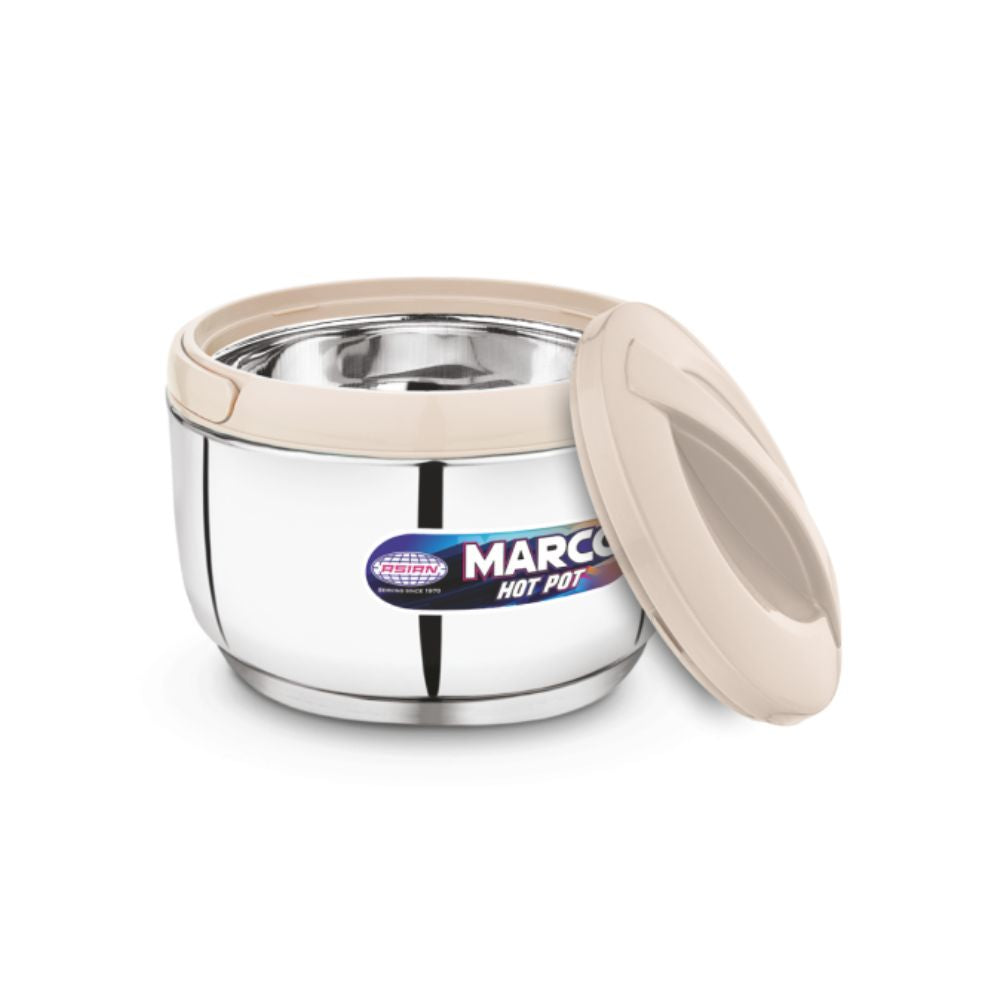 Asian Marco Stainless Steel Insulated Casserole Set | Set of 3 Pcs