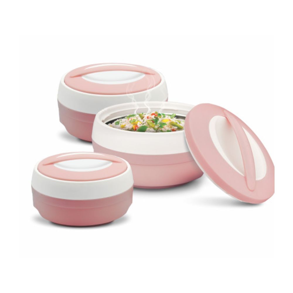Asian Cosmos Insulated Casserole | Set of 3 Pcs