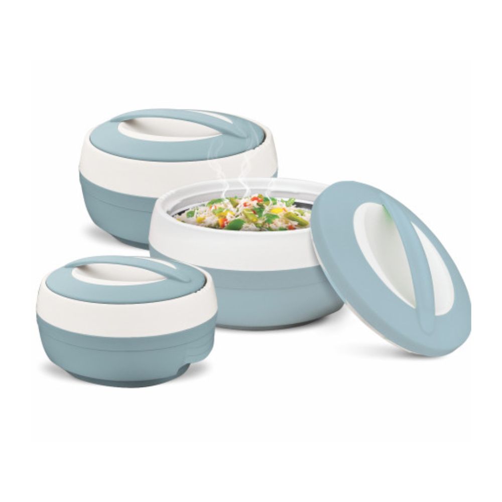 Asian Cosmos Insulated Casserole | Set of 3 Pcs