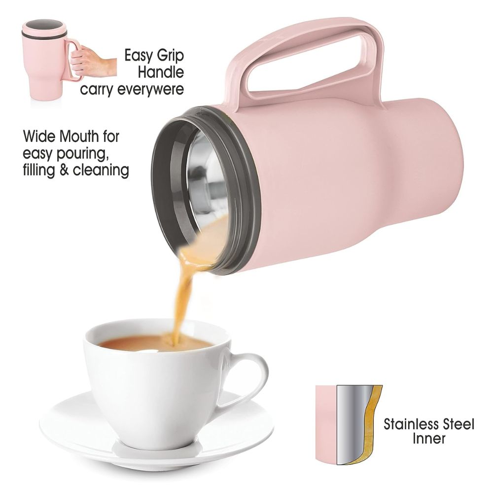 Asian Travel Cup Flask - Champion 450 ML Handy Flask | Steel Insulated Travel Mug | 1 Pc