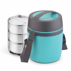 Asian Happy Meal 3 Container Insulated Lunch Box