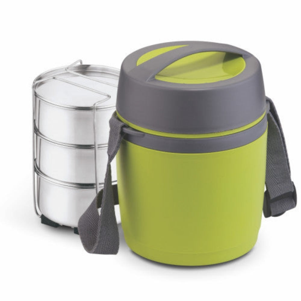 Asian Happy Meal 3 Container Insulated Lunch Box