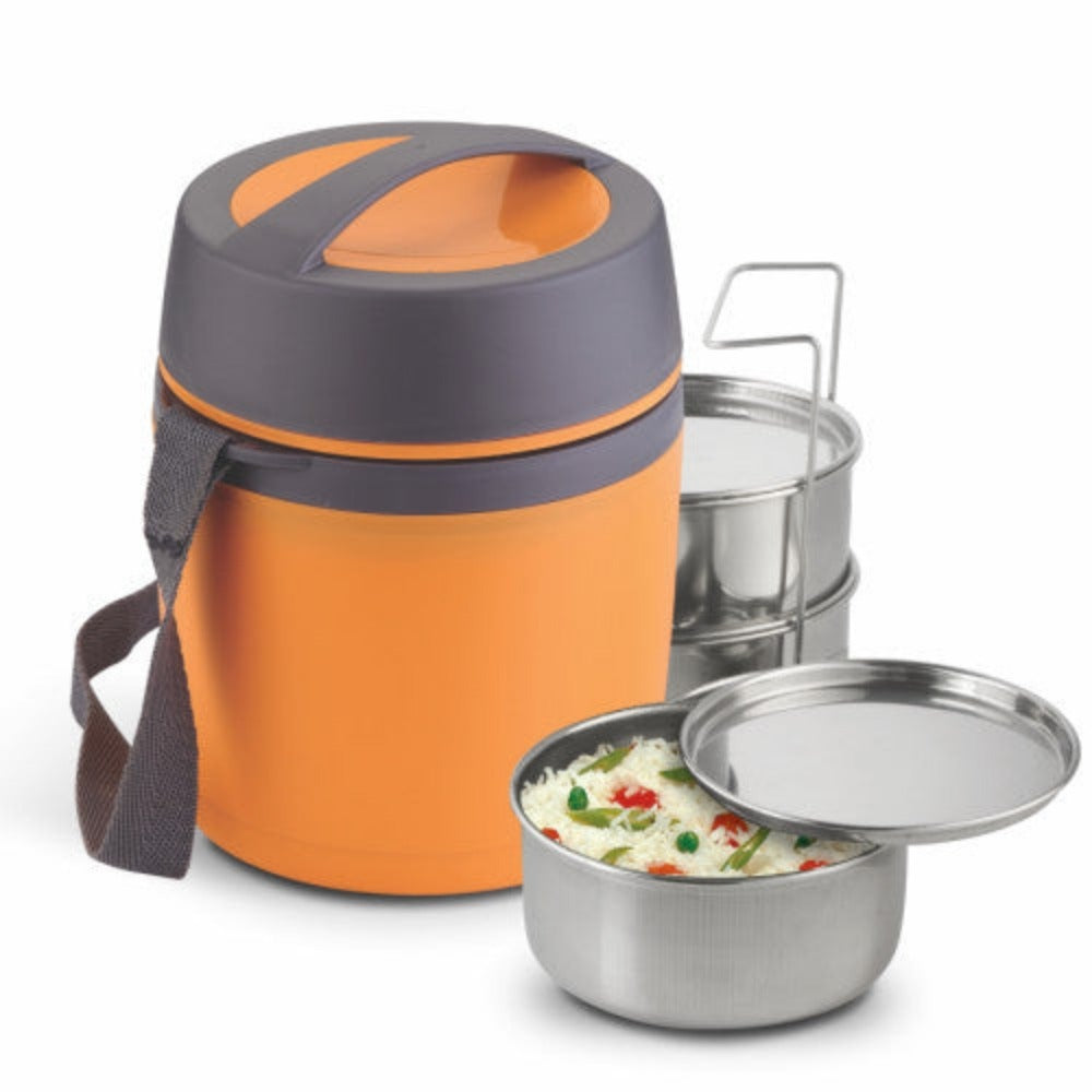 Asian Happy Meal 3 Container Insulated Lunch Box