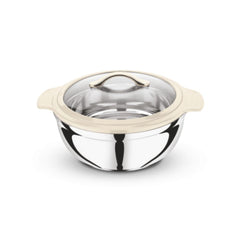 Asian Bright Star Galaxy 1200 ML Stainless Steel Insulated Casserole | 1 Pc