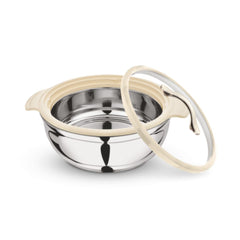 Asian Bright Star Galaxy 1200 ML Stainless Steel Insulated Casserole | 1 Pc